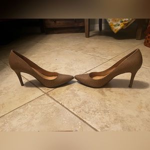 3 Inch Tan Heel